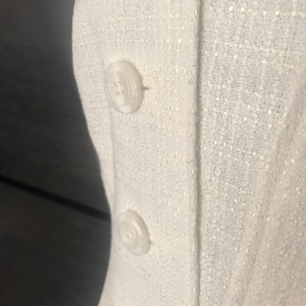 Nanette Lepore Sleeveless Button Woven Dress Sz 10 - Picture 5 of 8